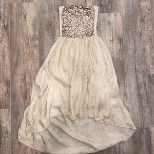 Dixie Sequined Halter Dress